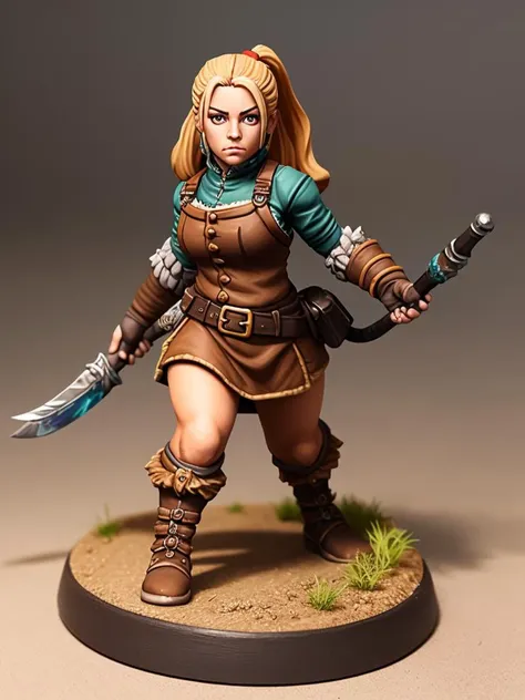 pmini style, painted miniature of female dwarf thief on a base, character design, Intricate, High Detail, Sharp focus, dramatic, photorealistic art <lora:Painted_Miniature_i_v3.0:0.6>