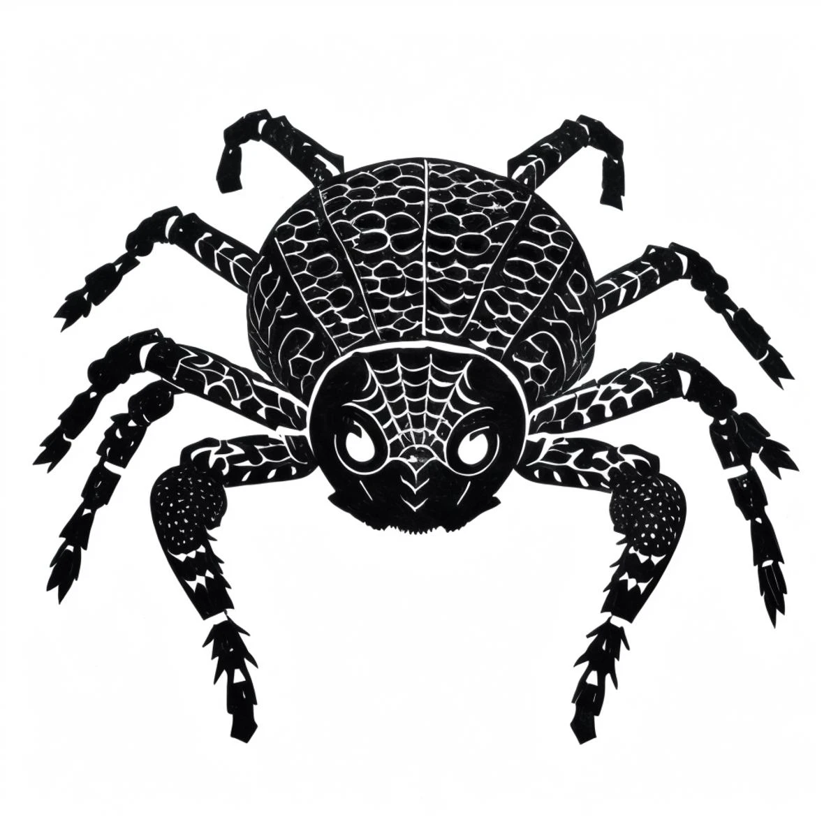 Realistic chinese paper cut art style