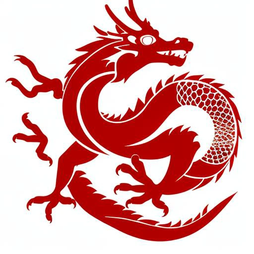 <lora:papercutcd-000007:0.7>, papercutcd, chinese dragon