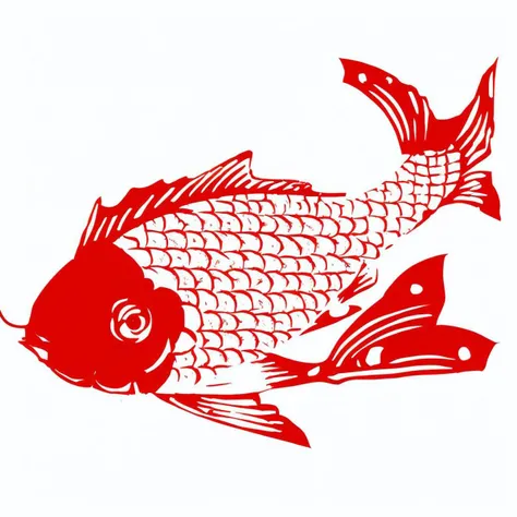 <lora:papercutcd-000009:1>,papercutcd,white background,simple background,red theme,fish,, (masterpiece, best quality, high quality, highres, ultra-detailed),