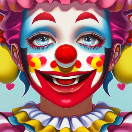 a happy clown