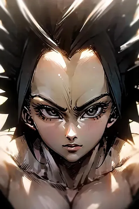 (masterpiece, best quality), 1girl, beautiful face, <lora:Caulifla:1> Caulifla