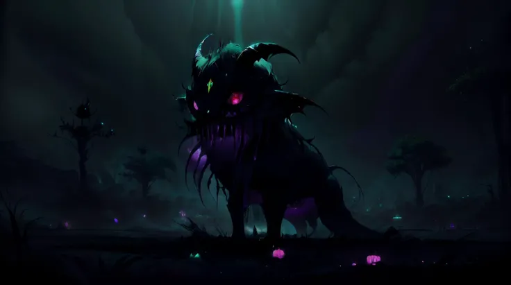 (masterpiece, best quality, fullscreen), [(full body:1.0)::0.3] portrait (photo of a decaying [magical being:succubus:0.4]:1.5), <lora:EYES darkness_v100:0.7> (at night, darkness, no light), (green and purple Diseased Skin texture:1.2), (Diseased Skin, Sickly Colors, Vicious smile, seductive smile, succubus boobs, Slimy hairs, dark whispers, Consumed Eyes:1.4), (Dark Purple Aura:1.5), (Disgusting appearance overall:1), , (Bee body shape:1.2), (Duck head:1), (Strong Claws:0.9), <lora:EFFECT Gloomifier_V2_TheGlow:0.6>, <lora:EFFECT WorldofShadows:0.4> worldofshadows, <lora:MONSTER Small_Mostersv2:0.6> (Fantz cartoon monster:1.4), (dark [sick green, purple] Mud Suction background:1.2), <lora:EFFECT Gloomifier_V2_TheGlow:1.4>, <lora:BACKGROUND misty of forest:.3> misty of forest, <lora:QUALITY Space - [Background] - Version 1:0.3>, , (look at the viewer:1), , <lora:SLIDER weight_slider_v2:0.5>, <lora:LIGHT NOISEOFFSET_V2_BY_STABLE_YOGI:0.3> dimly lit, rim lighting, <lora:LIGHT epi_noiseoffset2:0.6>, <lora:QUALITY add_detail:0.2>, <lora:QUALITY kkw-better-v1.0a:0.4>, <lora:QUALITY PotatEnhancer_V1_6:0.2>, , (Full body Shot, Shallow Focus Shot, Low Angle Shot:[1.2:0.5:0.1]), heavily detailed, magical, (asymmetric composition:1.3), (sharp focus), , (no humans), remely detailed!, 4k, trending on artstation, intricate details, hyper-detailed, HD, HDR, 4K, 8K, art by Tim Hildebrandt and Wayne Barlowe and Bruce Pennington and ruan jia and larry elmore