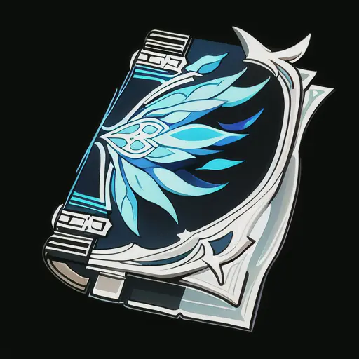 GenshinWeapon, book catalyst, a blue and white book catalyst, highly_detailed, illustration, (((masterpiece))),(((bestquality))),((ultra-detailed)), <lora:GenshinWeapon-000010:1>