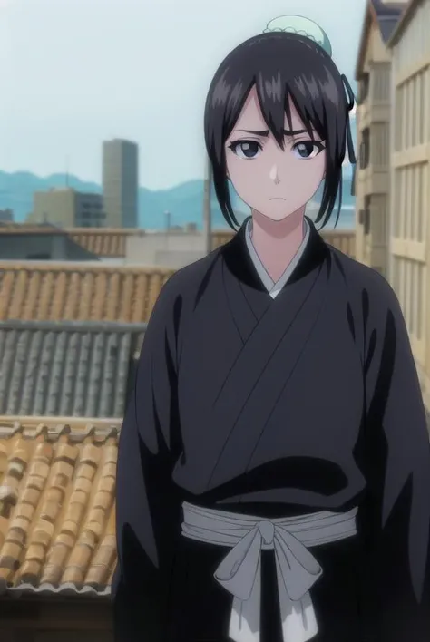 momohinamori, <lora:momohinamoriv2-lora-nochekaiser:1>,
momo hinamori, black hair, hair bun, single hair bun, bun cover, short hair, (black eyes:1.5),
BREAK long sleeves, japanese clothes, kimono, haori, black kimono, hakama, black hakama,
BREAK outdoors,
BREAK looking at viewer, (cowboy shot:1.5),
BREAK <lyco:GoodHands-beta2:1>, (masterpiece:1.2), best quality, high resolution, unity 8k wallpaper, (illustration:0.8), (beautiful detailed eyes:1.6), extremely detailed face, perfect lighting, extremely detailed CG, (perfect hands, perfect anatomy),