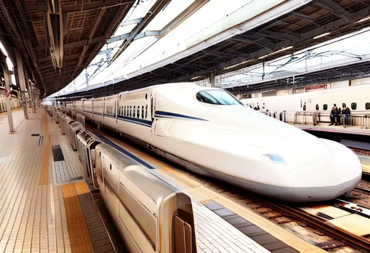 masterpiece, best quality, very aesthetic, absurdres,
shinosaka, train station, scenery, multiple boys, train, railroad tracks, outdoors, real world location, tile floor,
N700S, train, realistic, photo (medium), photo background
<lora:N700S_ex_SDXL_V3:1> <lora:shinosakaeki_platform_SDXL_V1:1>