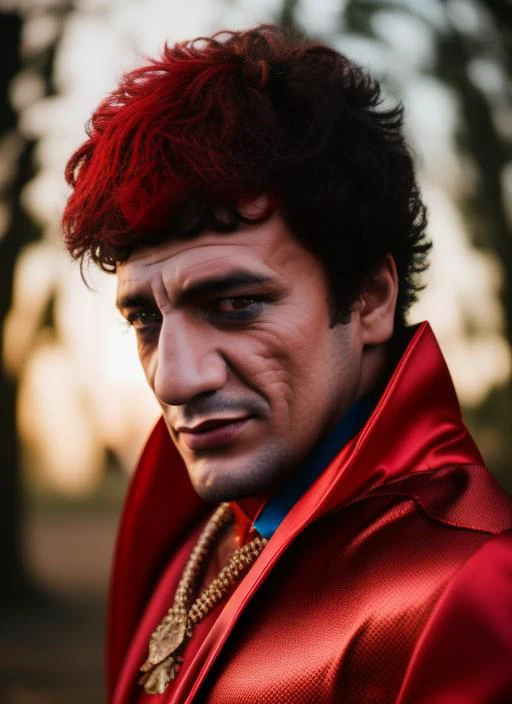 portrait of sks man (pity:1) dressed with ((detailed devil costume:1)), (outdoors:1.2), natural lighting, 4k, 8k, 8k realistic, sharp focus, intricate, high resolution, , <lyco:locon_perfecteyes_v1_from_v1_64_32:0.85> <lora:pity:1>
