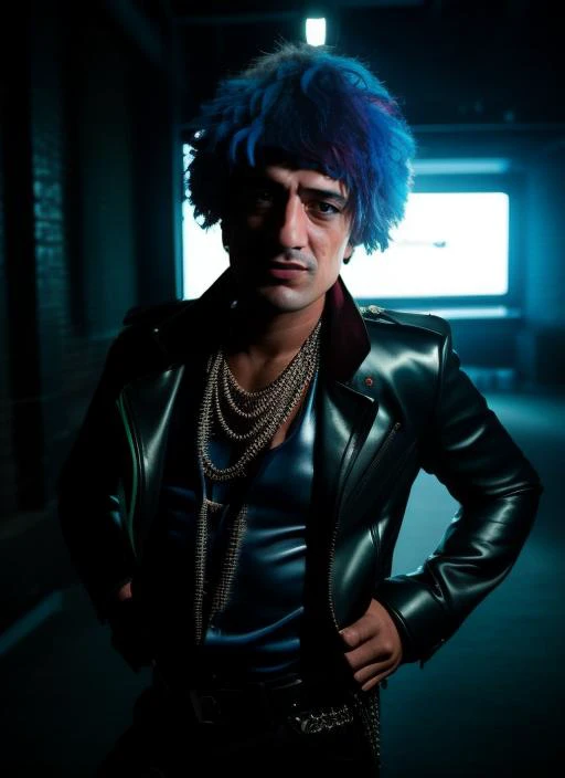 portrait of sks man 28 years old (pity:1) dressed like rock star , (indoor:1.2), neon lighting, 4k, 8k, 8k realistic, sharp focus, intricate, high resolution, , <lyco:locon_perfecteyes_v1_from_v1_64_32:0.85> <lora:pity:1>
