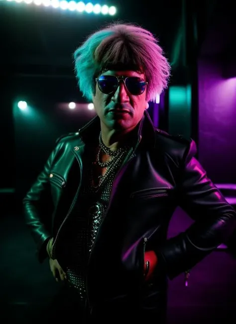 portrait of sks man 51 years old (pity:1) dressed like rock star , (indoor:1.2), neon lighting, 4k, 8k, 8k realistic, sharp focus, intricate, high resolution, , <lyco:locon_perfecteyes_v1_from_v1_64_32:0.85> <lora:pity:1>