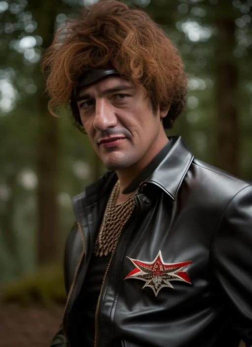 photo of man dressed like a rock star with a leather jacket, detailed costume, (outdoor:1.2), 4k, 8k, 8k realistic, sharp focus, intricate, high resolution, , <lyco:locon_perfecteyes_v1_from_v1_64_32:0.85><lora:pity:1>