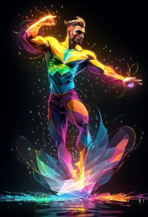 <lora:artfullyCARNIVAL_SDXL_V1:0.6>, artcrnvl, <lora:artfullyDANCELEMENTS_SDXL_V1:.6> artxldnclmntl <lora:artfullyIMAGINE:.6> artmgn, strong man competition in the dark, male, prismatic, diamond, abstract, masterpiece, best quality, uhd, 8k