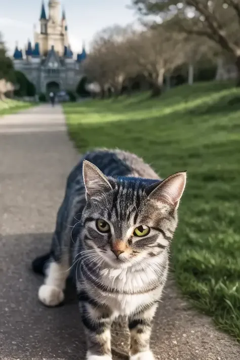 cat,lihuacat,looking at viewer,masterpiece, full body,  <lora:lihuaoutput_name:0.8>,standing,grey eyes,sitting, tail,black_eyes ,castle, outdoors, masterpiece, best quality, landscape, cityscape, whitelihua,baishoutao,bailingzi,playing,(slit pupils:1.5)
