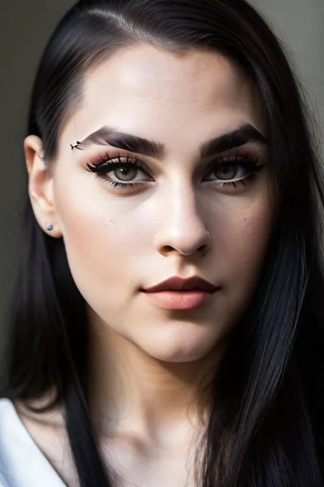 portrait of DEN_douji_SG, (headshot, face focus:1.2), beautiful eyes, detailed face, detailed lips,
(plain background:1.2),
bokeh, f1.4, 40mm, photorealistic, raw, 8k, textured skin, skin pores, intricate details, <lora:epi_noiseoffset2:1>, epiCRealism