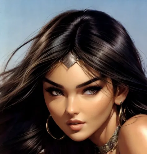 m0n1c4b3lucc1v2 close up face
<lora:Frazetta:0.75>Frazetta axe
<lora:add_detail:1>