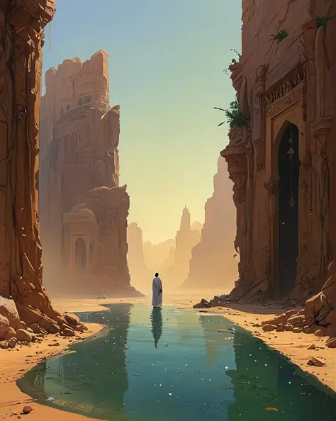 azpiri style, art by Ed Blinkey, Atey Ghailan, Jeremy Mann, Greg Manchess, Antonio Moro, digital art, landscape of a (Saudi Arabia:1.3) , beautiful, Bathed in shadows, lots of details, Fantasy, Depth of field 100mm, hyperdetailed, extremely detailed CG Unity 8k wallpaper, beauty, ((Elegant)) , ((Phenomenal)) , ((Breathtaking)) , ((Detailed)) , ((Captivating)) , ((Astounding)) . Dreamlike, mysterious, provocative, symbolic, intricate, detailed, <lora:azpiriSDLX:1>