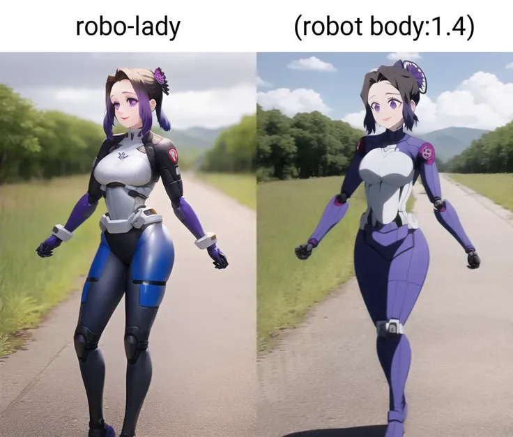 best quality, robo-lady, full body, shinobukochou