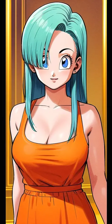 alta resolução, super detalhada, visto de cima, ,Bulma de calcinha agachada, bunda detalhada,   (sexy), (bunda sensual), (NSFW)