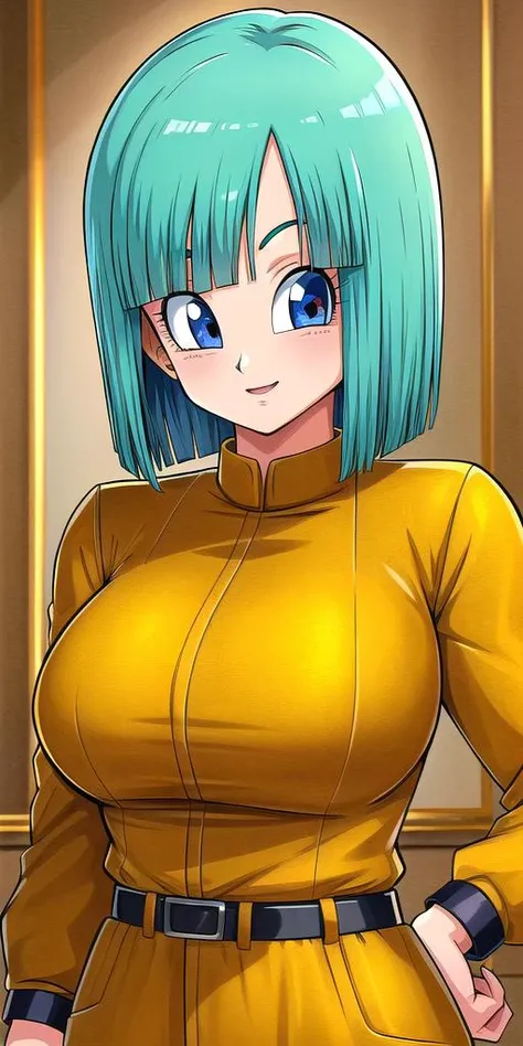 <lora:buruma_brief_olderV2:0.7>,buruma_brief_older, buruma_dbz_cell, standing, solo, large_breasts, masterpiece, best quality, detailed face, detailed eyes, highres,