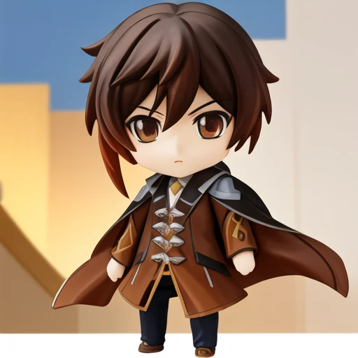 masterpiece, best quality, highres, absurdres, <lora:zhongliLoraCollection_zhongliHard:1> 1 guy, zhongli \(genshin impact\), brown coat <lora:nendoroidFIGURESLora_v10:0.7>