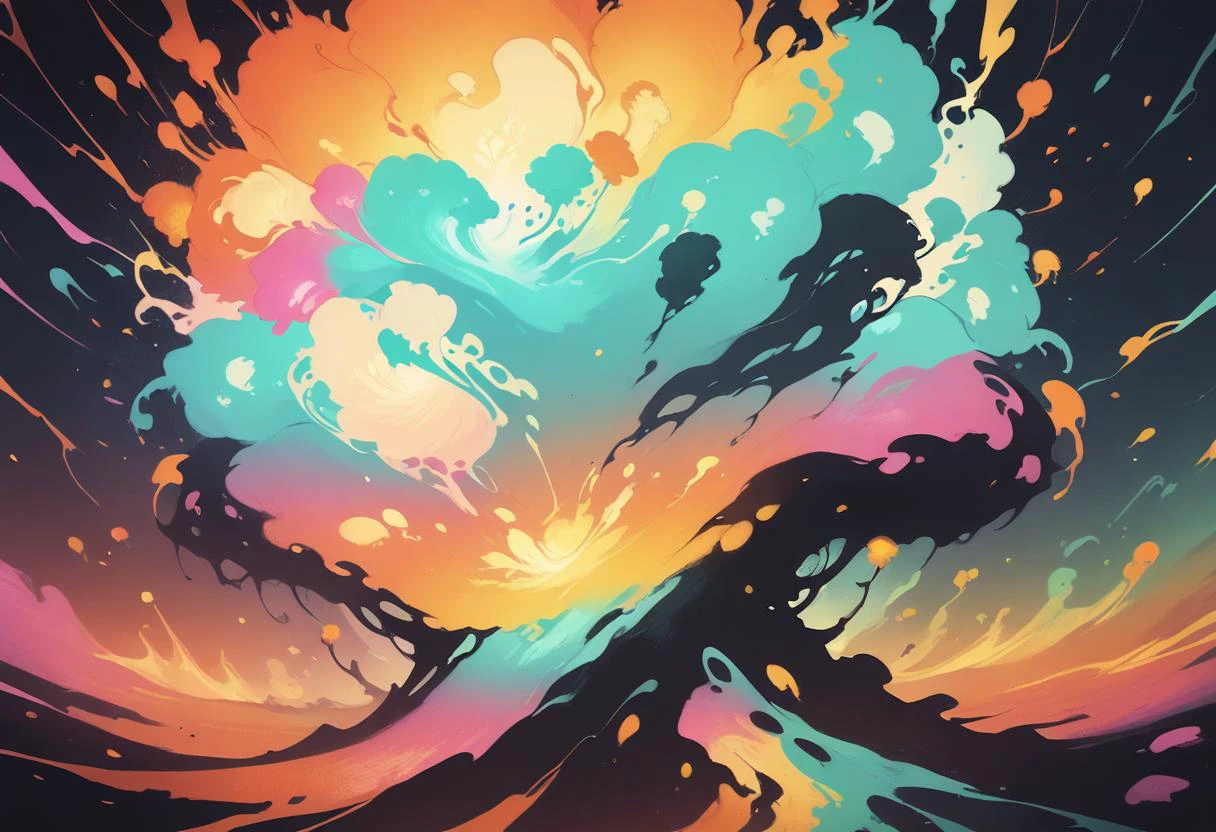 score_8_up,
colorful abstract nuclear explosion, mushroom cloud
<lora:NoctFlatStyleV2:1>