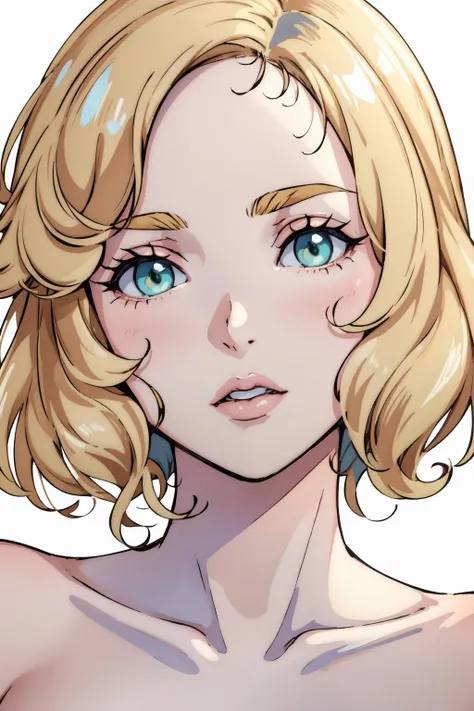 a drawing of a beautiful woman, famous celebrity standing on the red carpet, short blonde hair,   <lora:DougSneyd:1>