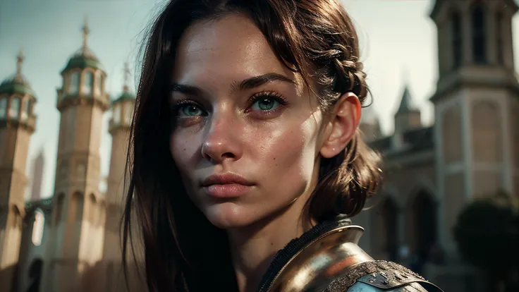 an awarded profesional photography of 1girl Viking with Round apple body and Flat Chest with green eyes eyes and Tapered eyebrows and caramel crown braid dressed as Knight guard <lora:RPGGuard:.9> Confused, sitting in a park in Elizabeth Tower (Big Ben) ,(epic scene:1.3),ultradetialed character with perfect face,detailed skin,(ultrasharp:1.3),(masterpiece:1.1),best quality,(photorealistic:1.2),ultrarealistic,realistic ultradetailed character,4k perfect quality, <lyco:GoodHands-beta2:1> by by Don McCullin Dimmed Lighting camera angle perspective and focus on face Magnificent,Imperceptible detail,Intricately designed, (perfect quality face:1.5) hyper-detailed complex, insanely detailed, detailed clothes, detailed skin, detailed body,