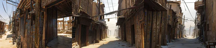 (otherworldly, otherworldly atmosphere, otherworldly appearance), highly insanely detailed, masterpiece, top quality, best quality, highres, 4k, 8k, RAW photo, ((ancient egyptian theme:1.2)),
outdoors, no humans, <lora:0180 Messy urban village_v1:1>, ruanyi0180, utility pole, power lines, clothesline, official art, (fantasy world)