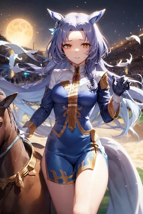 masterpiece, best quality,
godolphin barb \(umamusume\),
In sands of time, a legend strides,
Godolphin Arabian, grace personified.
Born from ancient Arabian lands,
His lineage, destiny, forever grand.
Speed unmatched, a noble steed,
Eclipse, Herod, his children succeed.
Thoroughbred's heart, his legacy sealed,
Godolphin's spirit, the racing field reveled.
<lyco:godolphin_barb_loha:0.6>