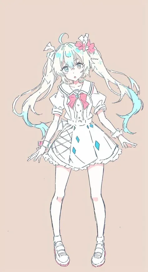 miku,costume design,android,pop harajuku,school uniform,rough sketch,dot art,tool cholor scheme,flat design,social dev UI,(1990s computer aethethic:1.3)s <lora:mika1:1.4>,upper body,solo,concept art,girly room, detailed, flat design,apple inc liogography,magazine cover,anatomic,molecular orbital, line sketch, Vivian Maier,, Helen Stevenson, Henryk Rodakowski, Tintoretto,tubes,pipes,cyberpunk,line rough sketch,animator works,kawaii,Feynman diagram, abstract,pattern,cuneiform,logograohy,Hong kong buildings,doodle,bi-elliptic transfer orbit,flat color palette,line rough sketch,geometric background, abstract,pattern,cuneiform,logograohy,doodle,flower,manga,instagram,national geographic,sketch,solo,professional artist,skyblue color palette,color pencile,CSS animation