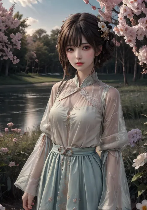 1girl,((solo)),((ultra-detailed)),in the field,overexposure,extremely detailed cg 8k wallpaper,extremely delicate and beautiful,highly detailed,cinematic lighting,(cinematic highlight hair),(best quality),((masterpiece)),stand \(jojo\),perfect eyes,
in spring,dusk,hair ornament,jewelry,
Tyndall effect,hdr,pixel-perfect duplicate,exquisite face,outskirts,hdr,<lora:more_details_2:0.4>,<lora:sexy_beauty:0.3>,<lora:side_buns_hairstyle:0.3>,<lora:Sexy nightgown Chinese Hanfu(84):0.3>,