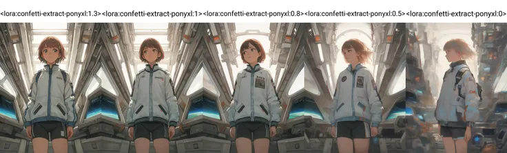 score_9, score_8_up, score_7_up, source_anime, <lora:confetti-extract-ponyxl:1.3> 1girl, solo, streetwear, cowboy shot, looking to the side, spacecraft interior, science fiction, planet