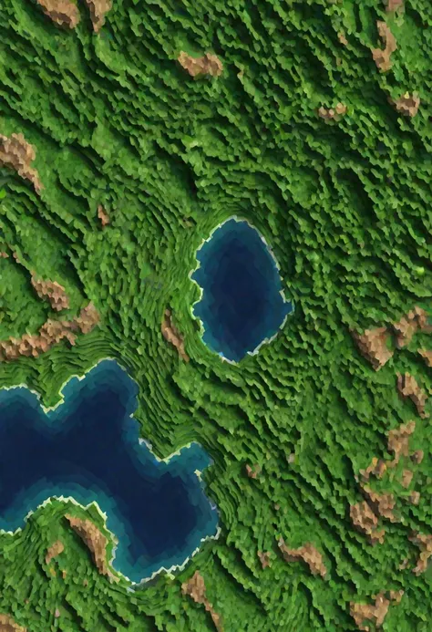 satellite view, topography map, minecraft map