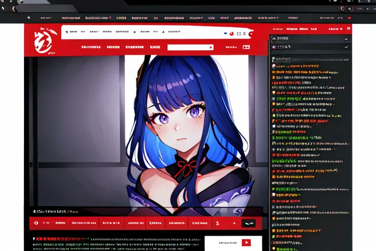 Highly detailed, High Quality, Masterpiece, beautiful, TwitchChat, <lora:TwitchChat:1>, 1girl, solo, cowboy shot, Raiden_Shogun_\(genshin impact\), Raiden_Shogun:1.2, blue hair, long hair, <lora:Char_GenshinImpact_RaidenShogun:0.8>