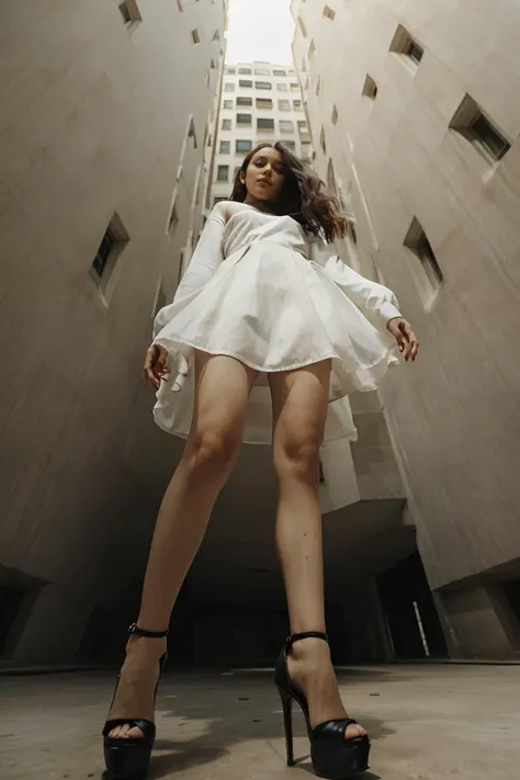 1girl,high high heels,low_angle_human,<lora:low_angle_human>,