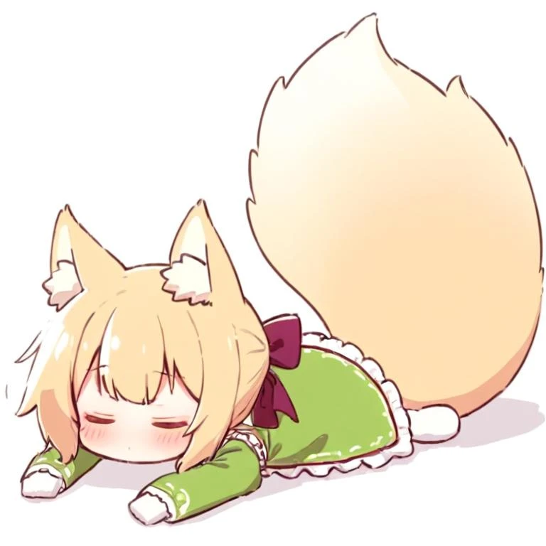 Cute golden fox girl farting(HUD’s two-dimensional face),wearing a black bodysuit,farting(yellow smoke),hold ass,normal