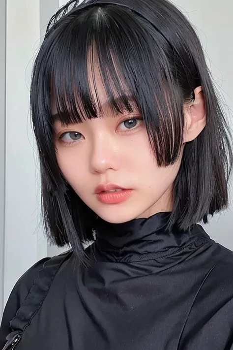 1girl,photo of igyuuno,face close up,(({black} maid apron,maid headdress)),earrings,best quality,(detailed face:1.4),(looking at viewer:1.4),shiny skin,naughty face,beautiful random scenery background,best wallpaper,(sun lighting:1.2),low angle,<lora:yuunoyuuno2:0.7>