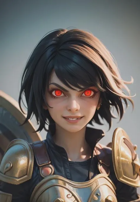 <lora:smite_bellona:0.8>, smite_bellona, evil grin, portrait, glowing eyes, red red eyes,, (masterpiece, best quality, detailed:1.3)