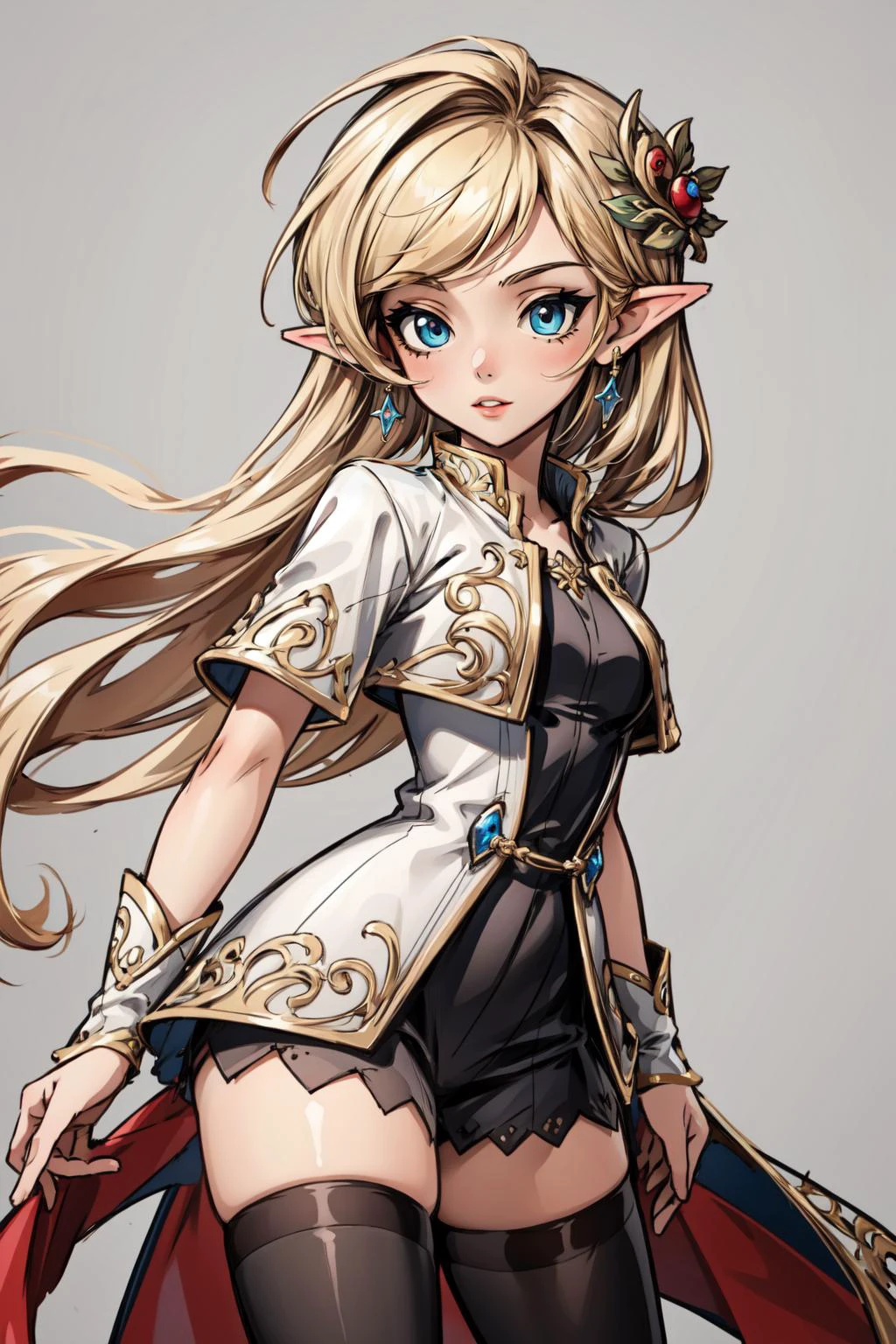 (masterpiece, best quality), intricate details,
1girl, <lora:mercedes_maplestory:0.8> mercedes \(maplestory\), 1girl, dress, hair ornament, blonde hair, thighhighs, pointy ears,