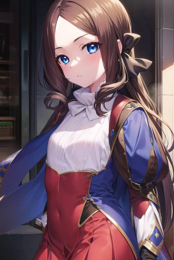 leonardodavinci, <lyco:leonardodavincirider-lyco-nochekaiser:1>,
leonardo da vinci rider, blue eyes, brown hair, long hair, parted bangs, (small breasts:1.2),
BREAK black footwear, brown jacket, elbow gloves, gloves, jacket, loafers, metal gloves, pantyhose, red skirt, shoes, skirt, puffy sleeves, thighhighs, blue thighhighs,
BREAK looking at viewer, full body, upper body,
BREAK indoors,
BREAK <lyco:GoodHands-beta2:1>, (masterpiece:1.2), best quality, high resolution, unity 8k wallpaper, (illustration:0.8), (beautiful detailed eyes:1.6), extremely detailed face, perfect lighting, extremely detailed CG, (perfect hands, perfect anatomy),