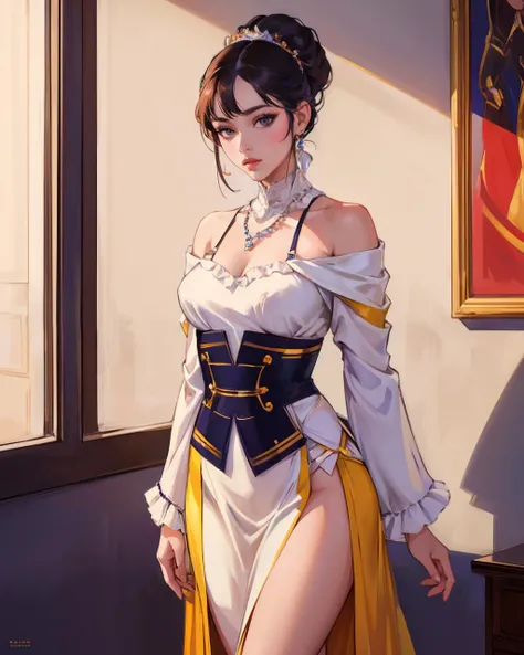 woman, masterpiece, best quality, ultra high res, beautiful, visually stunning,