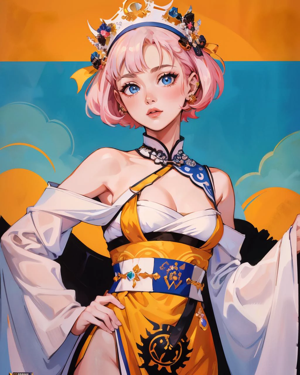 woman, masterpiece, best quality, ultra high res, beautiful, visually stunning,