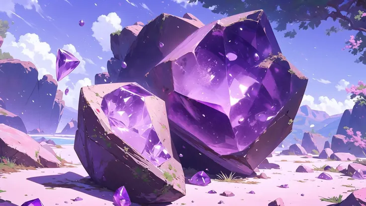 <lora:niji_vn_bg:1>, niji_vn_bg, no humans,
purplish pink amethyst chunk