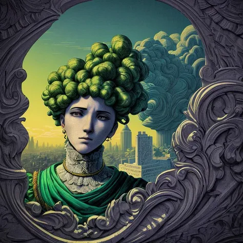 scernery, Baroque Art Vaporwave Poignant NPR Hatching Source Engine Serene High Dynamic Range Comic Book Style
