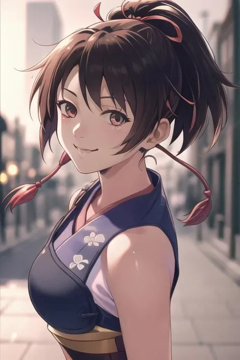 (8K, high resolution), (masterpiece, best quality:1.2), depth of field, highres, perfect anatomy, detailed face and eyes <lora:Nanase_Mizugami:1.0>, nanase_mizugami, looking at viewer, smile