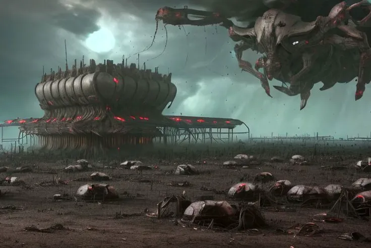A malevolent entity shrouded in a cloud of pestilence, swarms the workers quarters, like locusts during the rapture