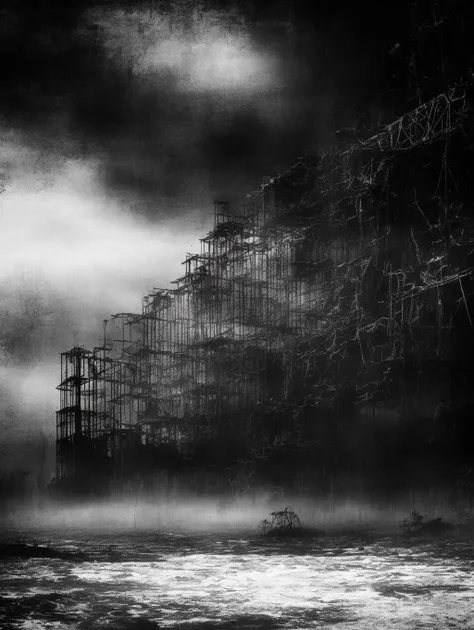 <lora:b3ks1n:1>b3ks1n evaporating, vanishing, breaking apart and floating away, crumbling into pieces, disintegrating, falling apart,