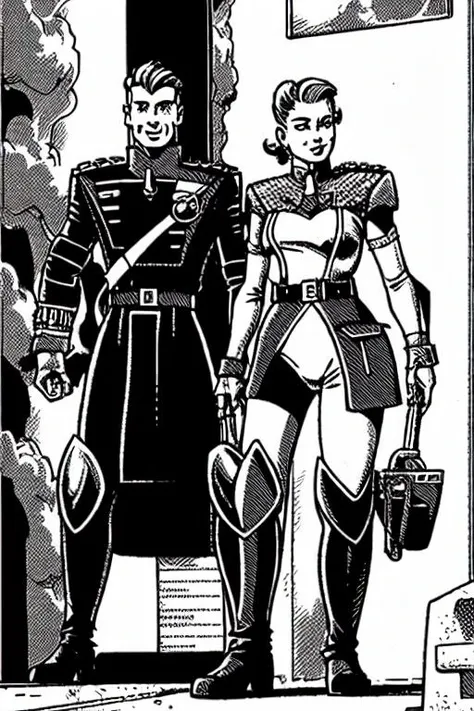 PBOldRifRPGStyle PBOldRifRPGStyle PBOldRifRPGStyle a man and woman in uniform