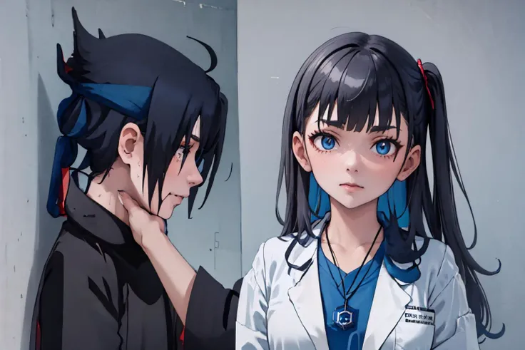 (masterpiece, best quality:1.2), civitai-chan, IncrsChokeMeme, labcoat, shirt, necklace <lora:Char_Meme_Civitaichan:0.8> <lora:SasukeChokeEditsMeme:1>