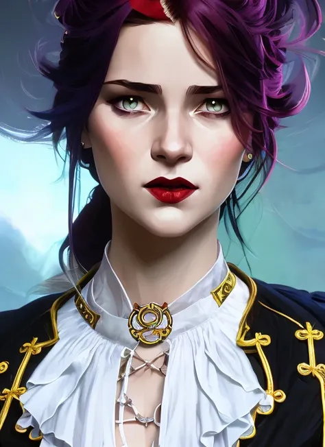arcane style Victorian ((sks woman)), (victorian-lace), ((Perfect Face)),((Sexy Face)),((Detailed Pupils)), Anders Zorn, [[ilya Kuvshinov]], [[jean-baptiste Monge]], Sophie Anderson, Gil Elvgren, Oil Painting, Evocative Pose, Looking at Viewer, cute Shirt, (Intricate),(High Detail), Sharp, beautiful background, vivid colors