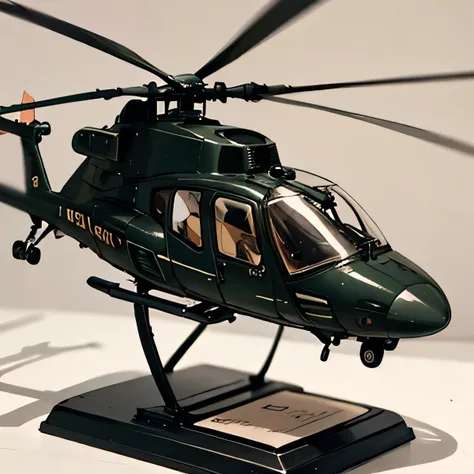 best quality, ultra-detailed, realistic, transport helicopter, UH-60, papercraft